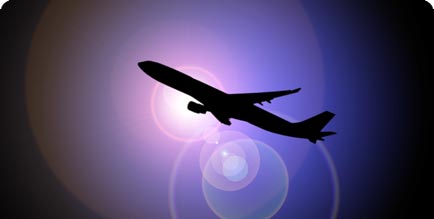business travel aeroplane image